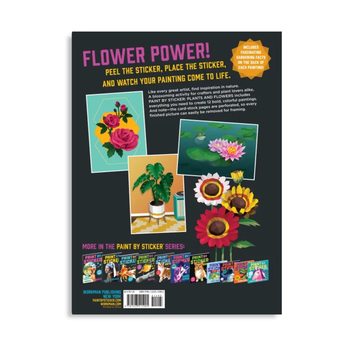 Paint by Sticker  Plants and Flowers Sticker designs