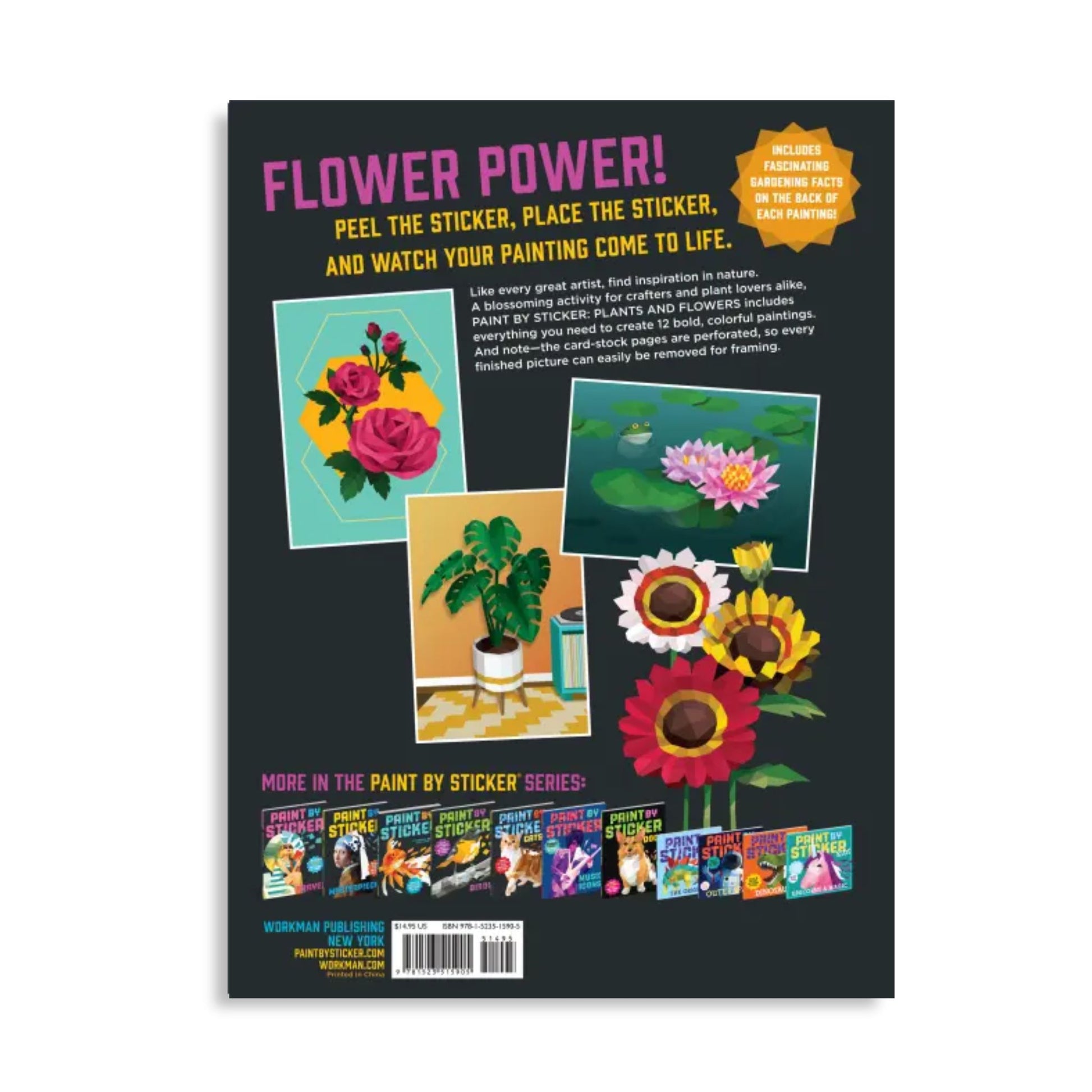 Paint by Sticker  Plants and Flowers Sticker designs
