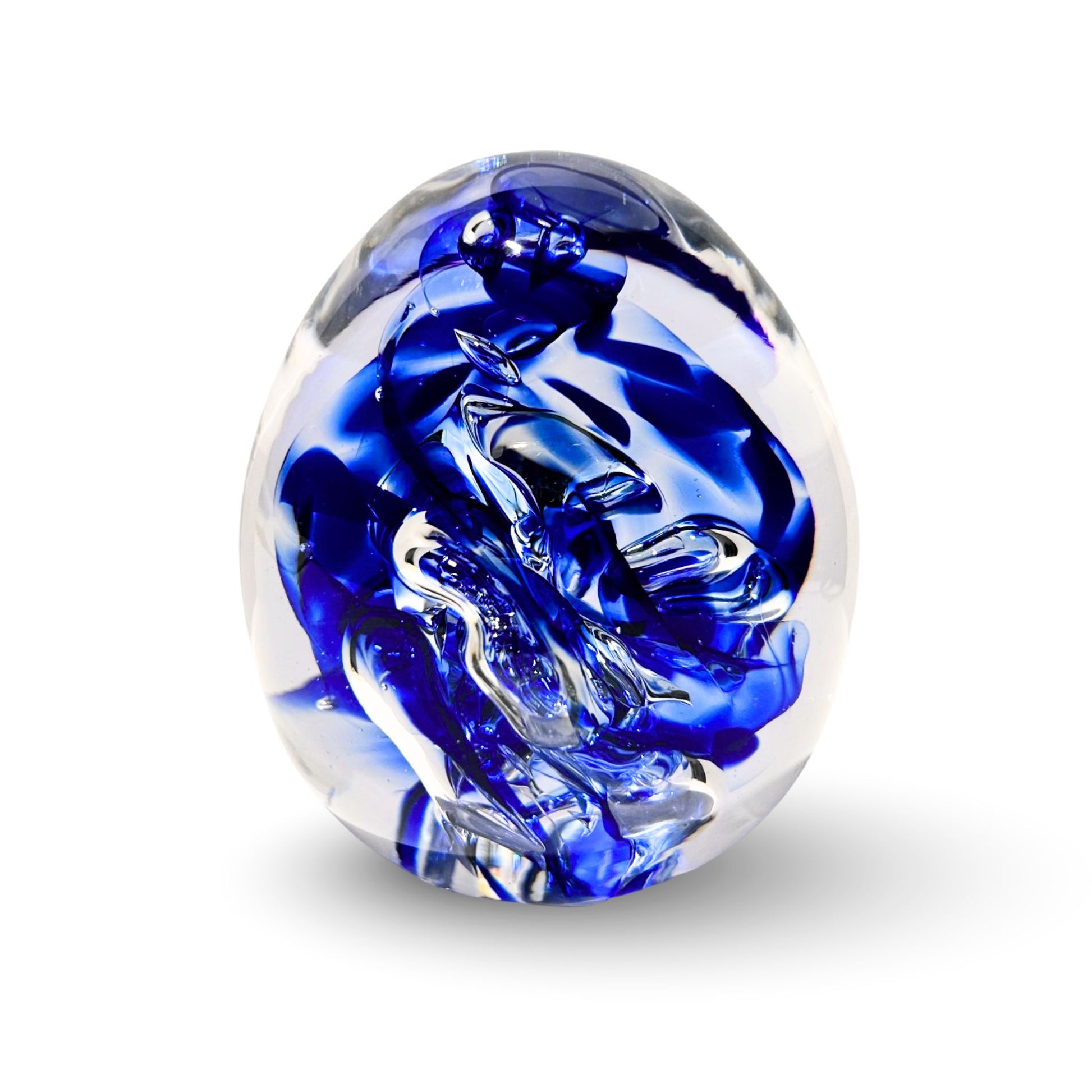 Paperweight - Blue Hand Blown
