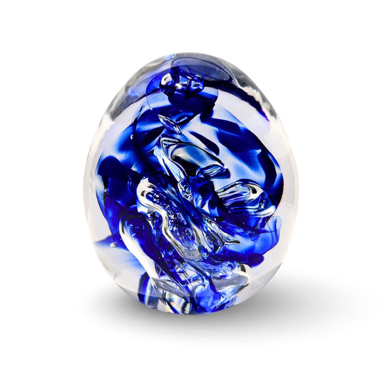 Paperweight - Blue Hand Blown