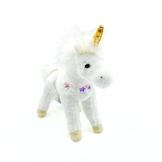 Pax the white unicorn stuffed animal