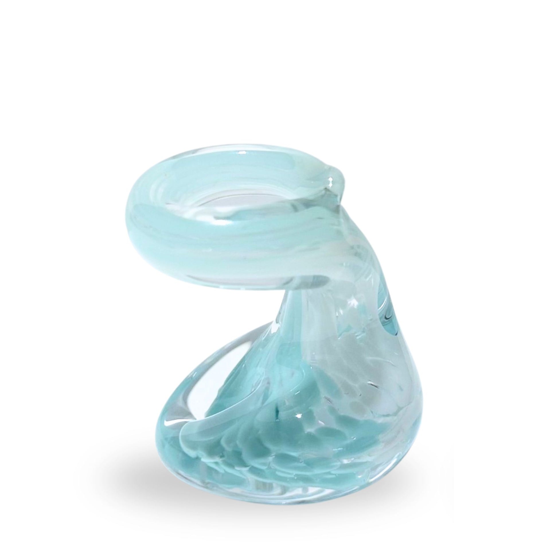 Pen Holder - Celadon Aqua Glass Gift