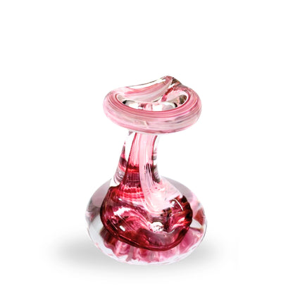 Pen Holder - Cranberry Red Blown Glass Gift