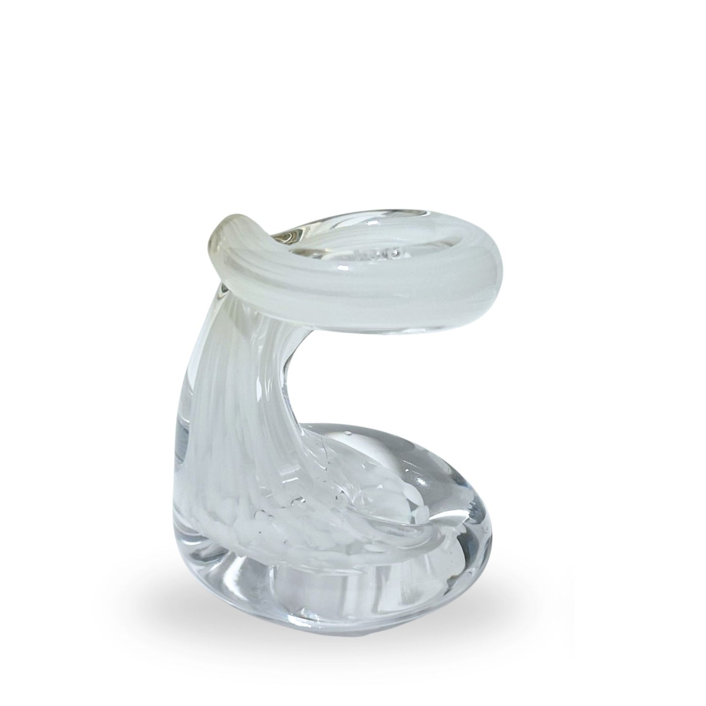 Pen Holder - Opal White Glass Gift