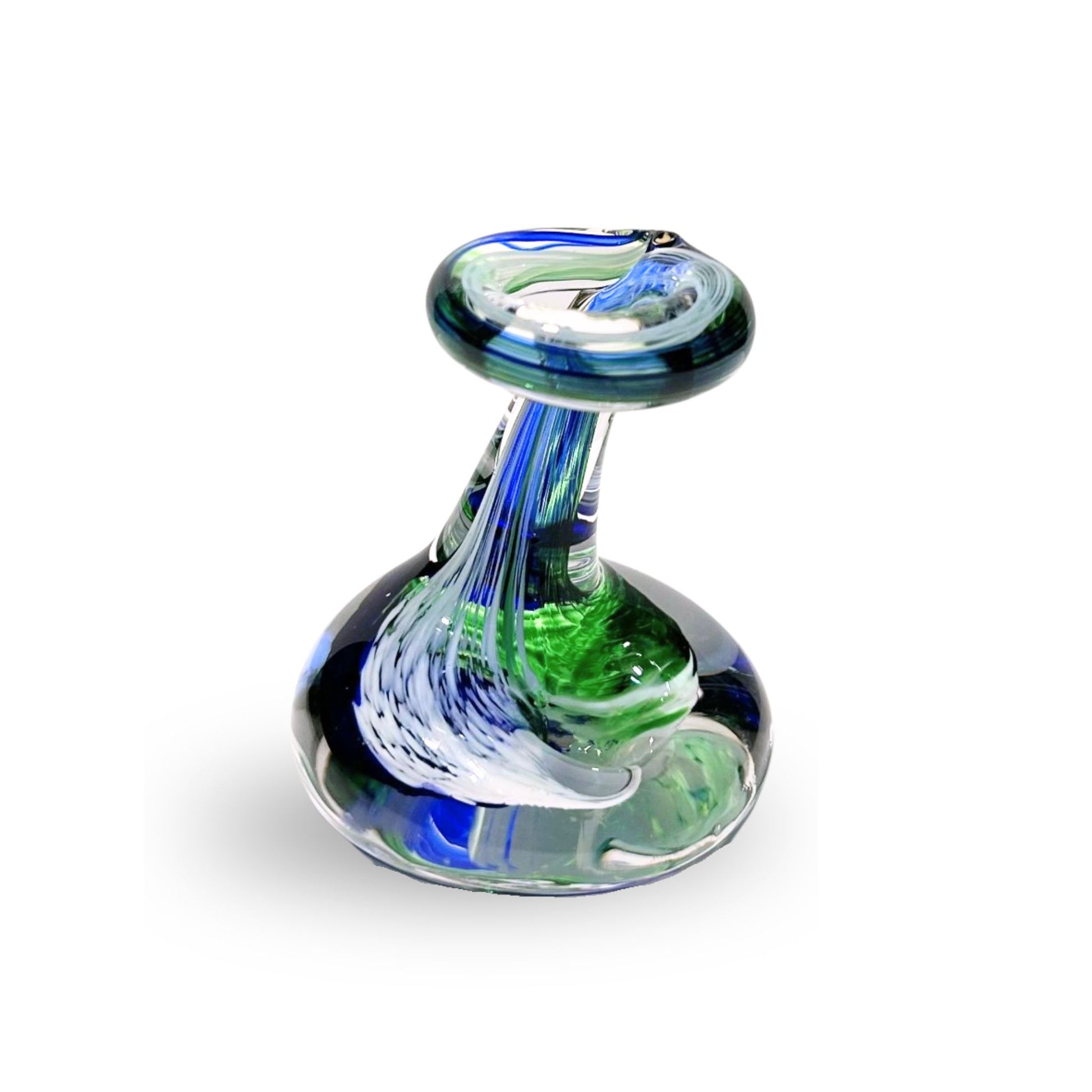 Pen Holder Green And Blue