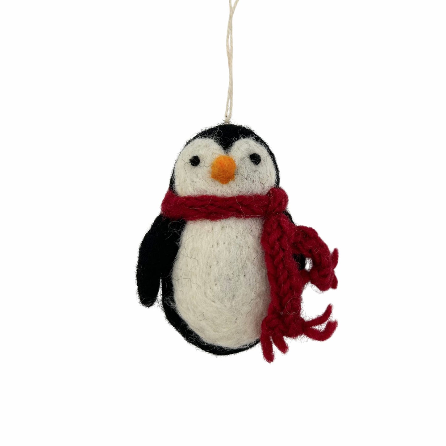 Penguin - Wool Ornament
