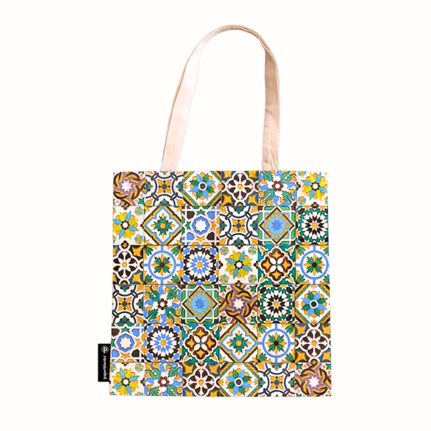 Portuguese Tiles Canvas Tote Bag