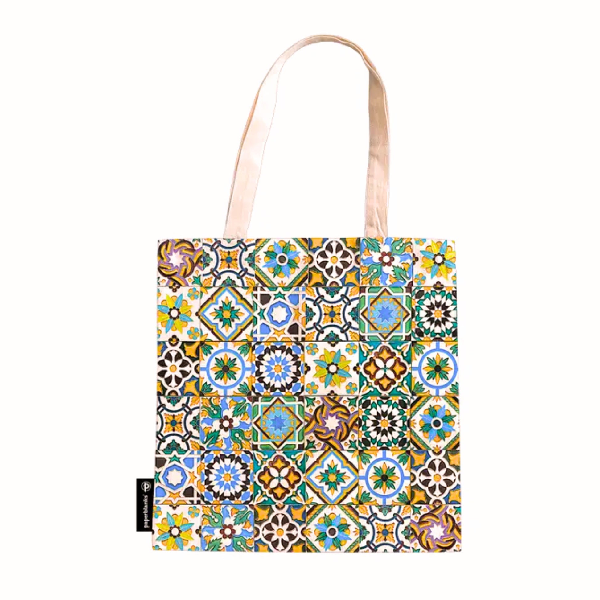Portuguese Tiles Canvas Tote Bag