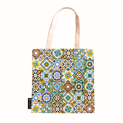 Portuguese Tiles Canvas Tote Bag