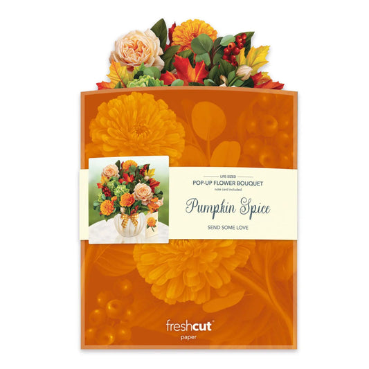 Pumpkin Spice Fall Pop Up Card