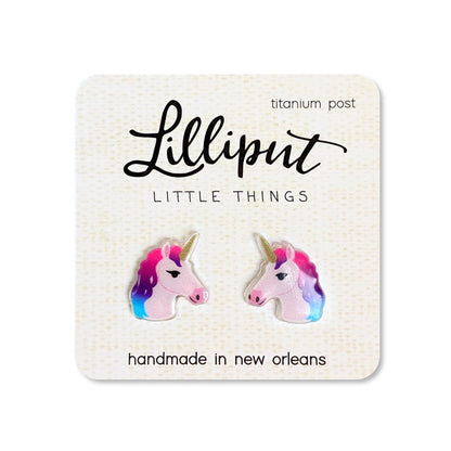 Rainbow Unicorn Earrings