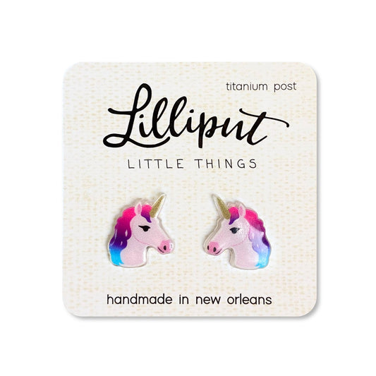 Rainbow Unicorn Earrings