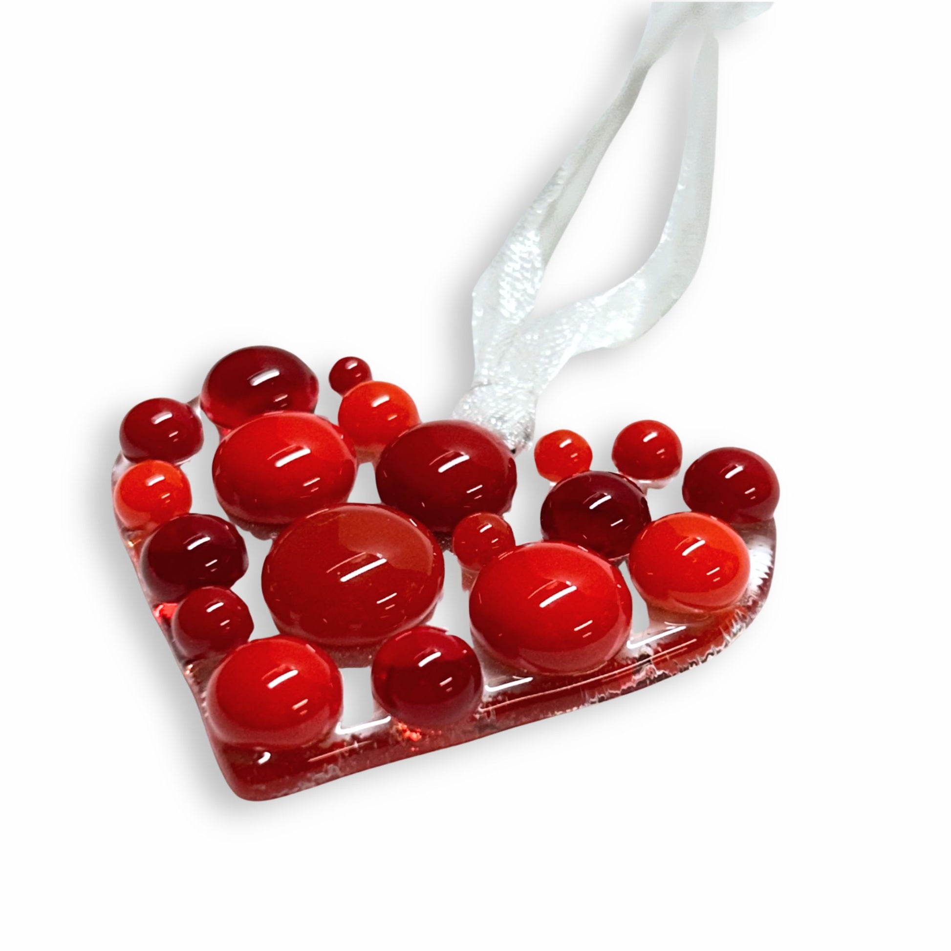 Red Bauble Heart Ornament