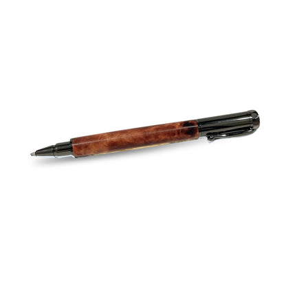 Redwood Burl Gun Metal Magnet Pen Corporate Gift