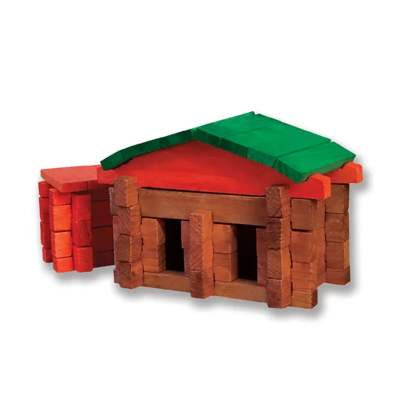 Roy Toy Original Farm Wooden Building Set 