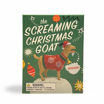 Screaming Christmas Goat with Story Book