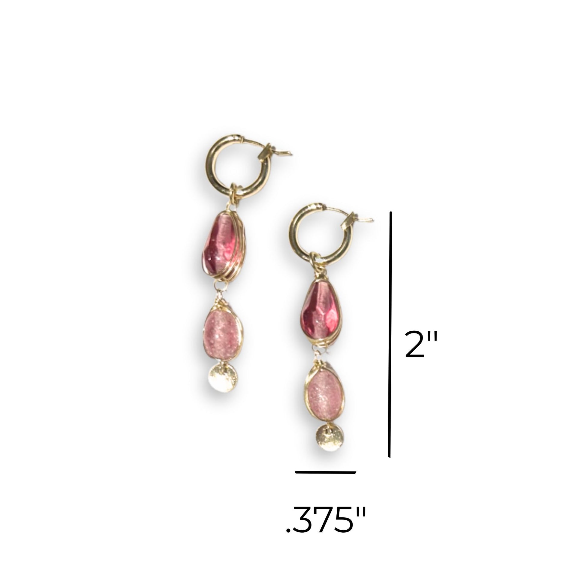 Sherbet Glass Earrings