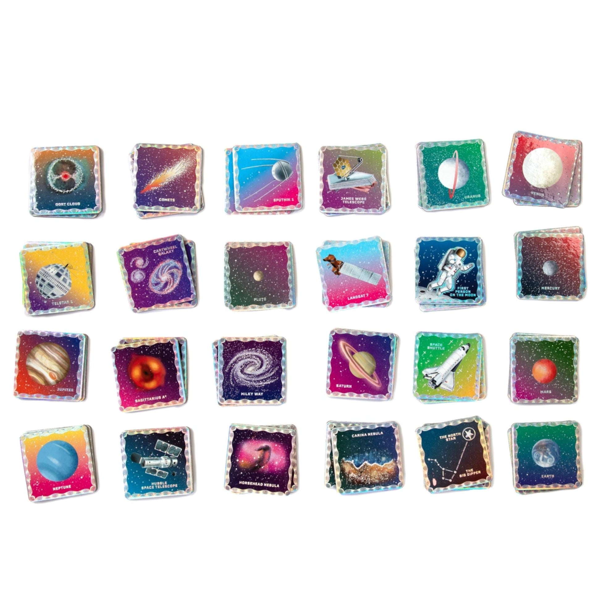 Shiny Space Memory Game