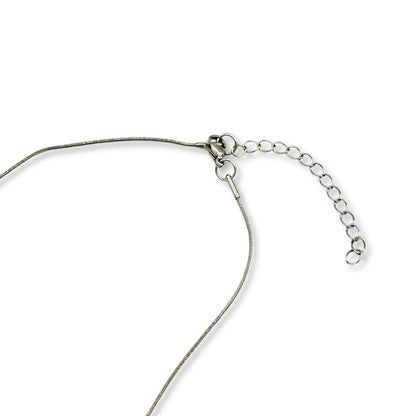 Silver Horseshoe Adjustable Necklace Perimade