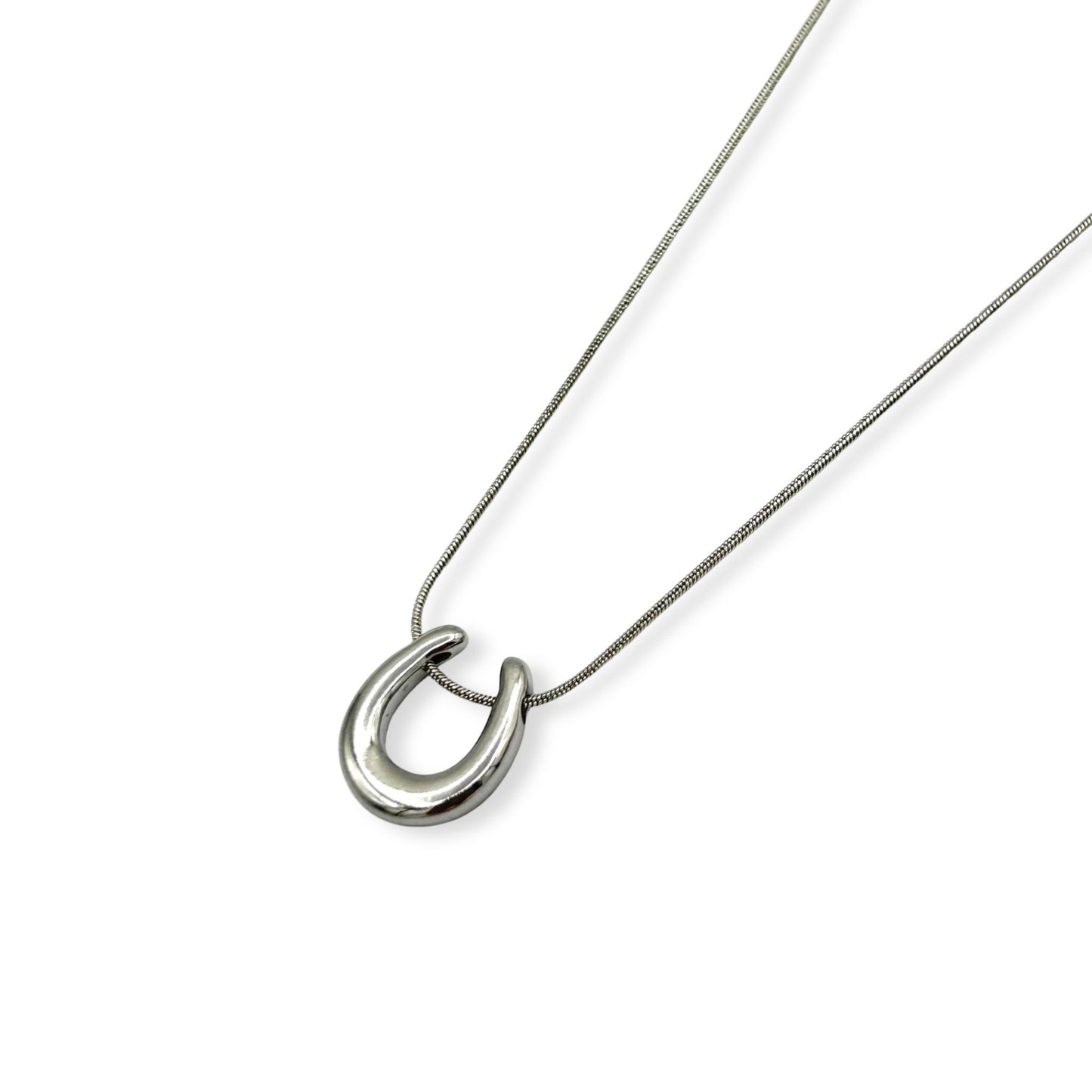 Silver Horseshoe Necklace