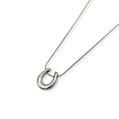 Silver Horseshoe Necklace