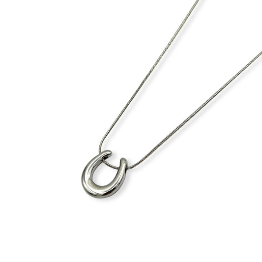 Silver Horseshoe Necklace