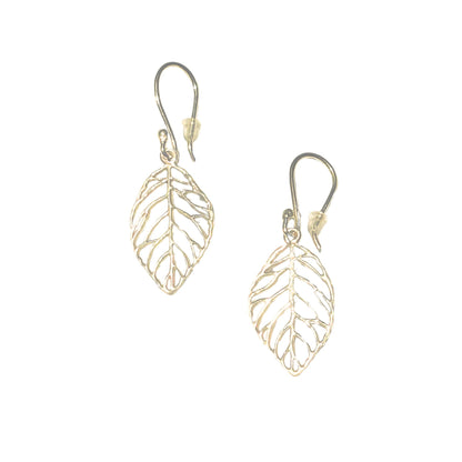 Skeleton Leaf Drop Earring
