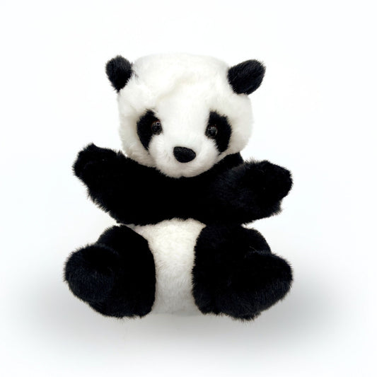 small panda lil' baby black and white panda stuffed animal