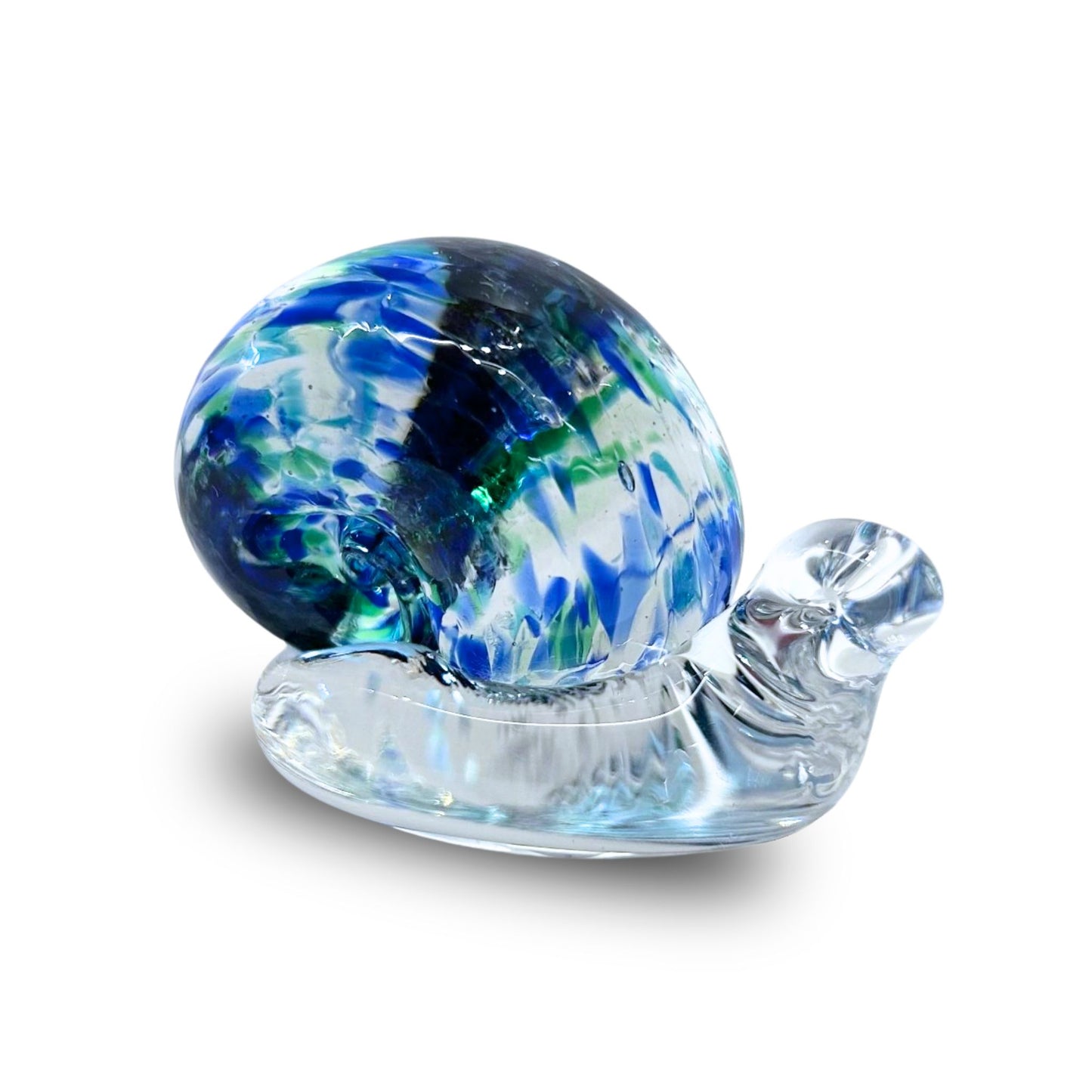 Snail - Blue and Green Glass Encouragement Gift