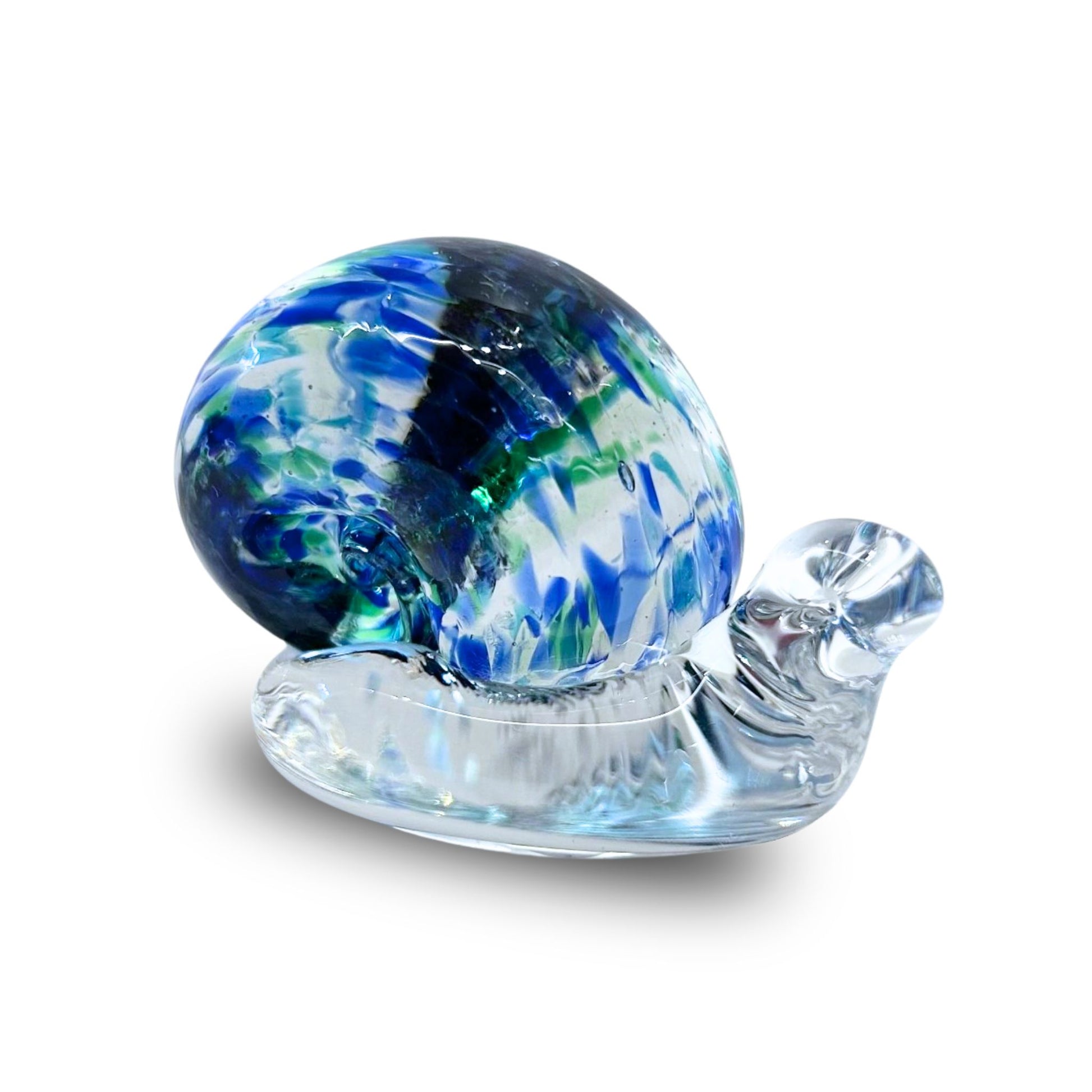 Snail - Blue and Green Glass Encouragement Gift