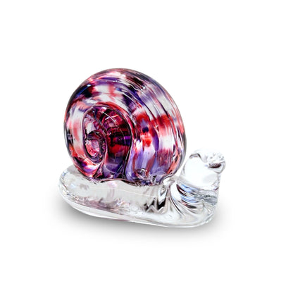 Snail - Purple and Pink Blown Glass Gift