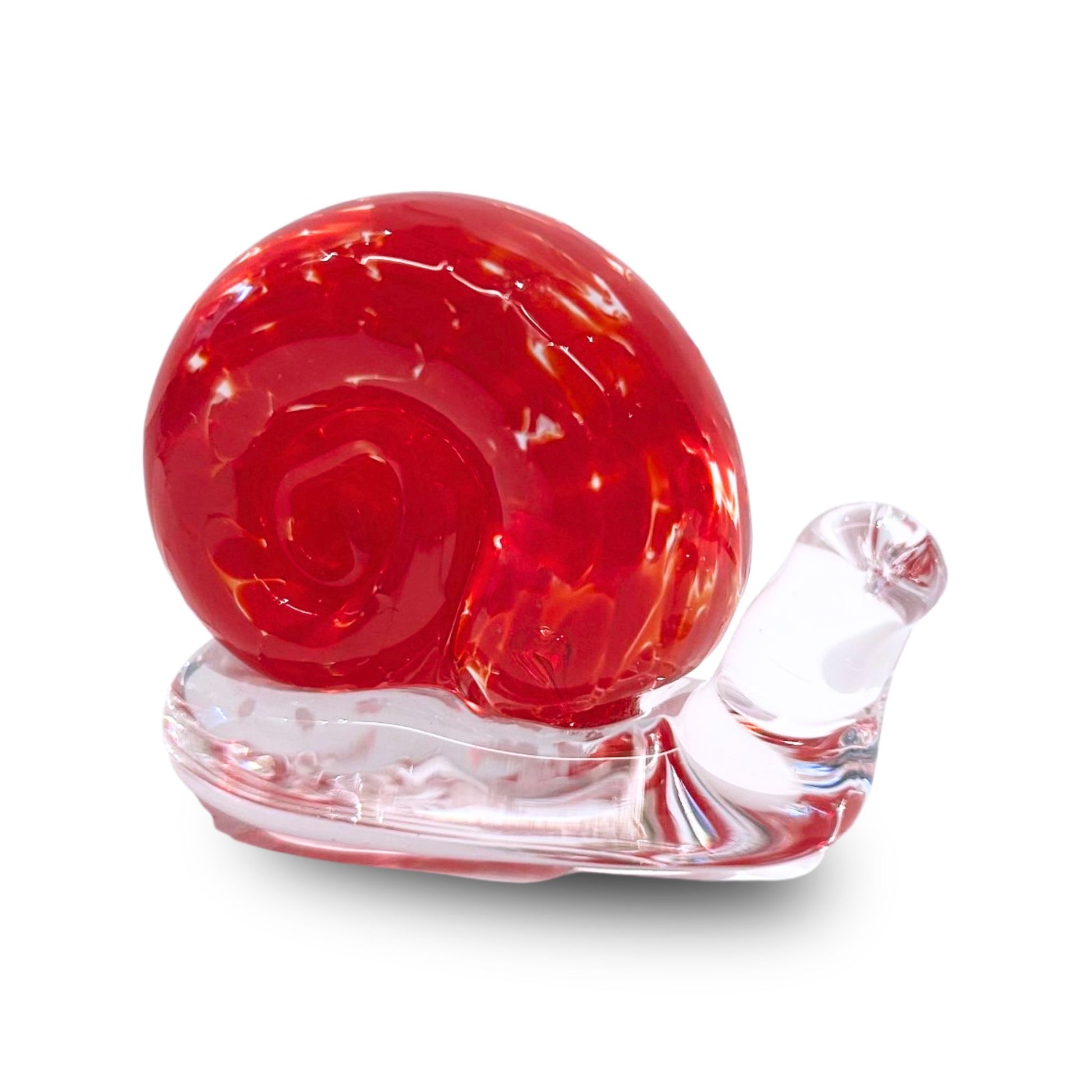 Snail - Red Handmade Glass Gift