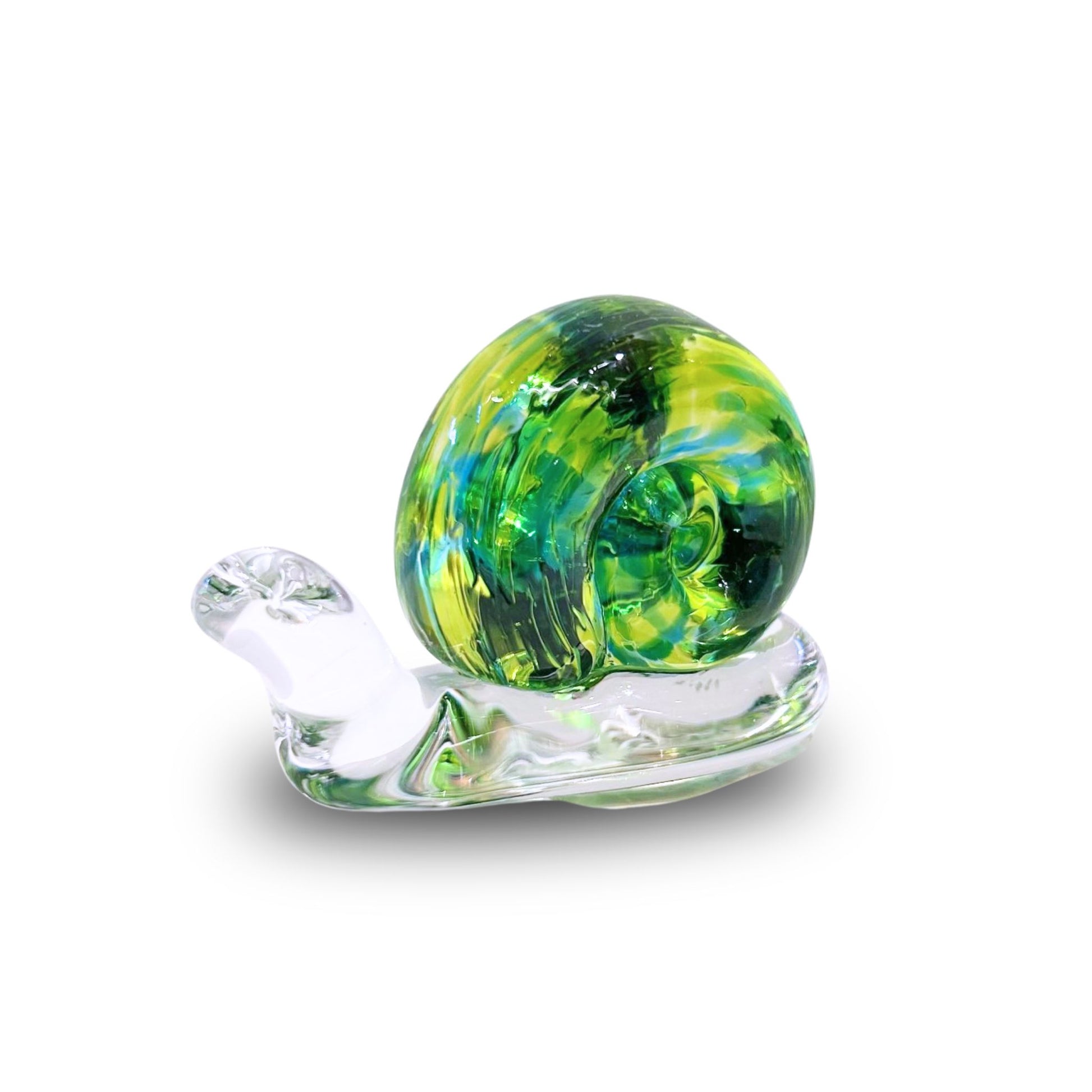 Snail - Lime Green and Turquoise Blue handmade Encouragement Gift