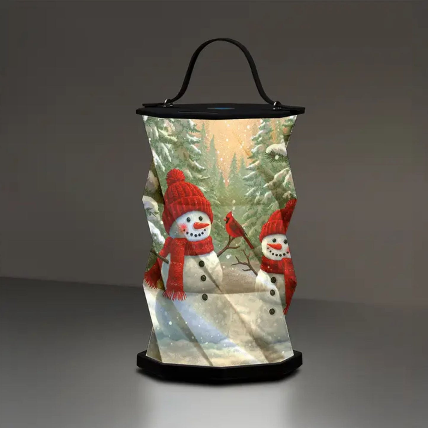 snowmies origami lantern led light