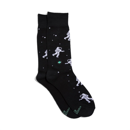 Socks that support space - astronauts - small