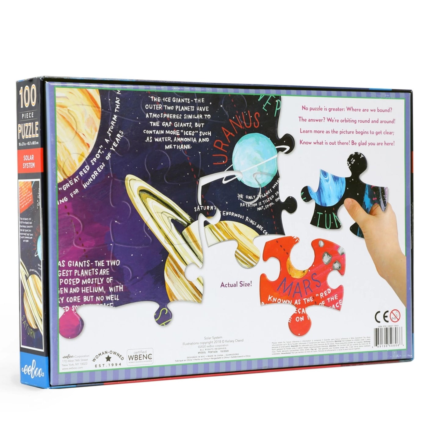 Solar System 100 Piece Puzzle eeboo