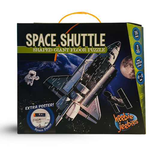 Space Shuttle with Oversized Puzzle Pieces