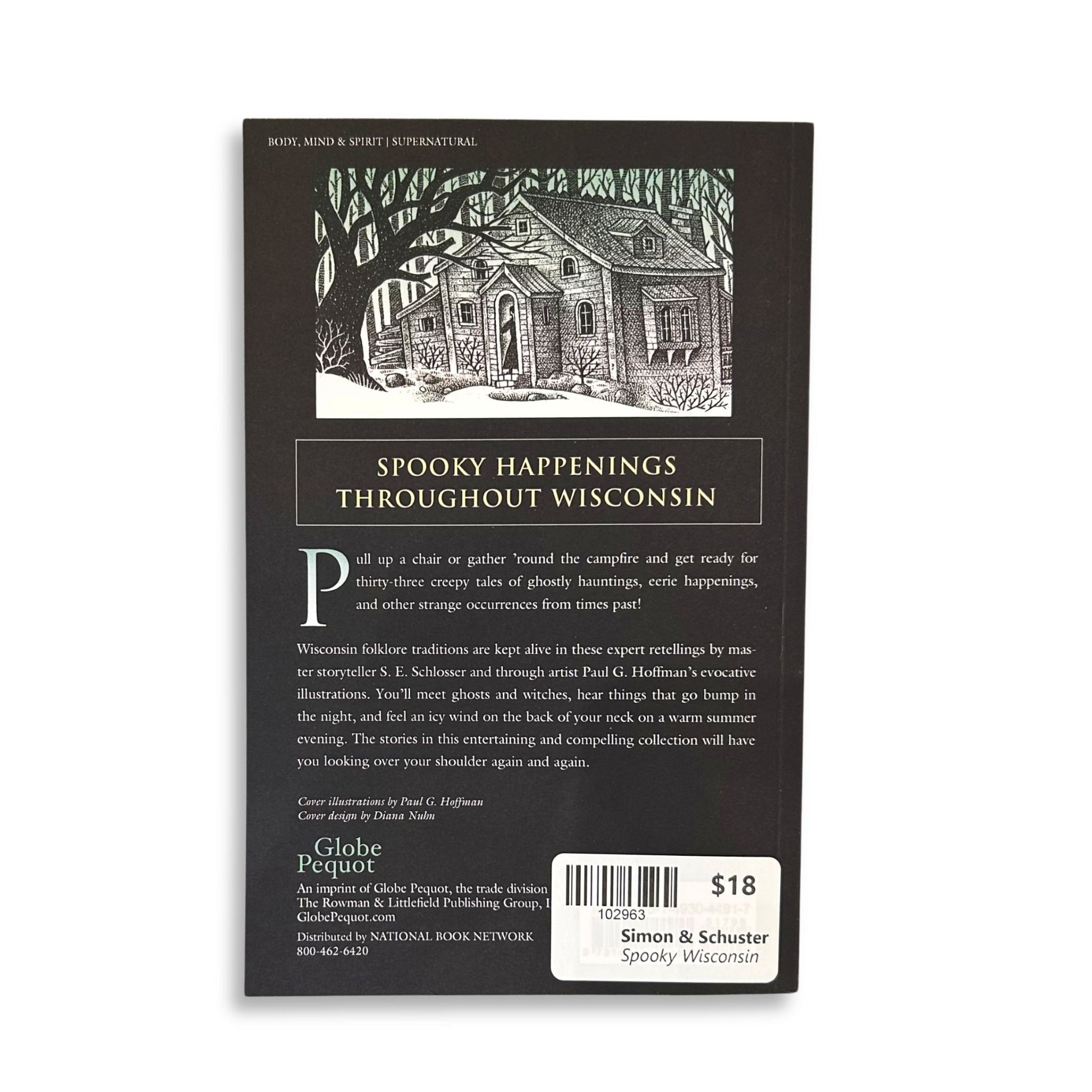 Spooky Wisconsin Soft Cover Book
