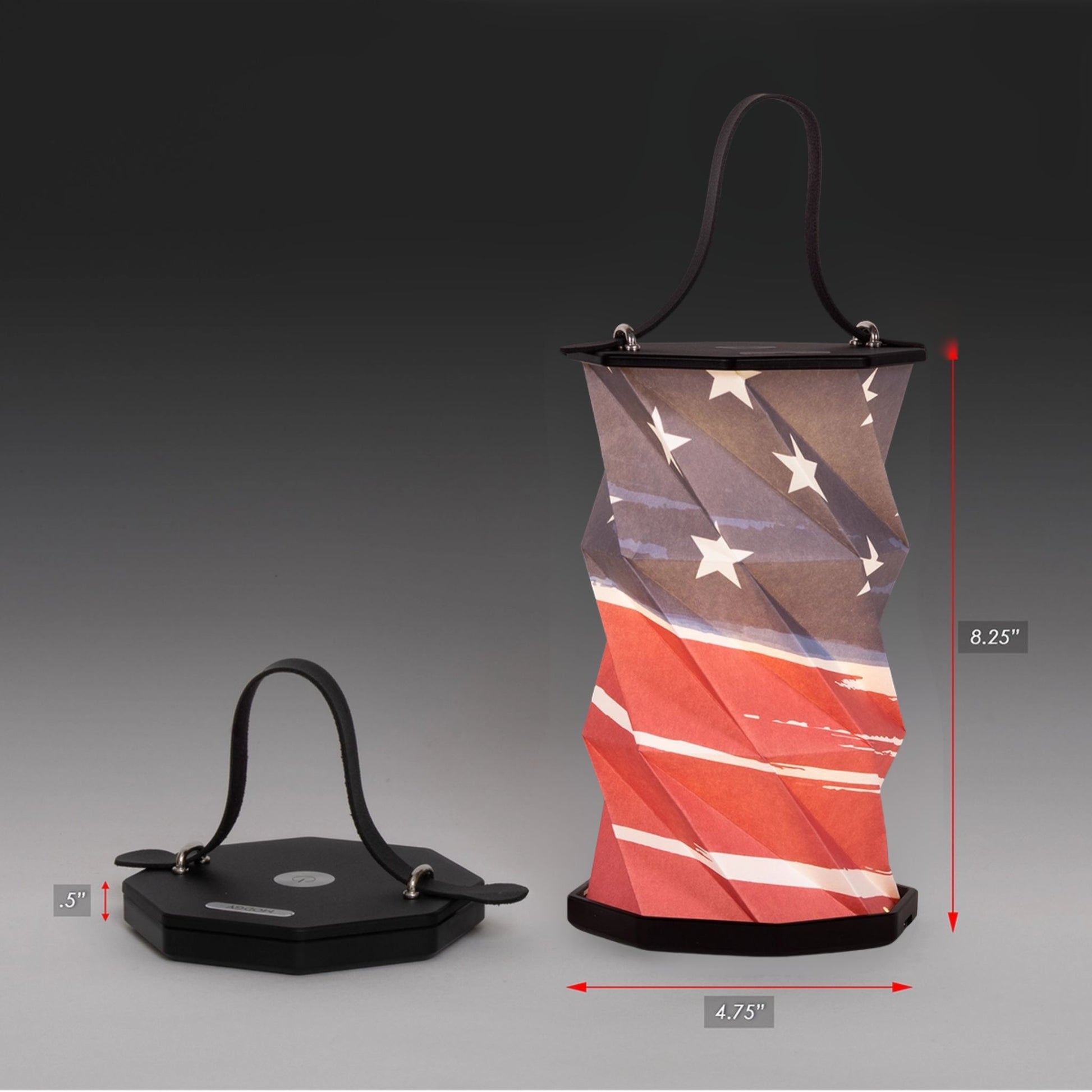 Stars and Stripes Origami Lantern