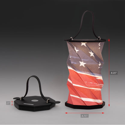 Stars and Stripes Origami Lantern