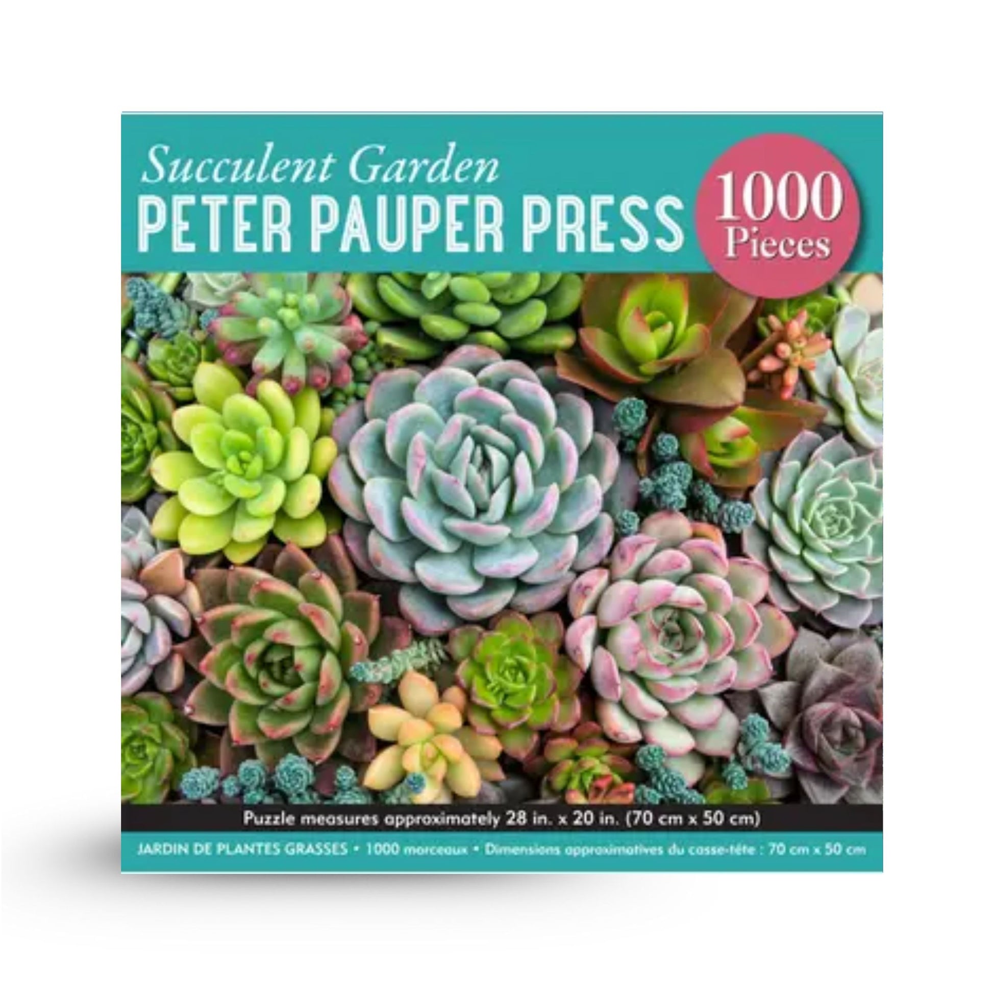 Succulent Puzzle 1000 piece