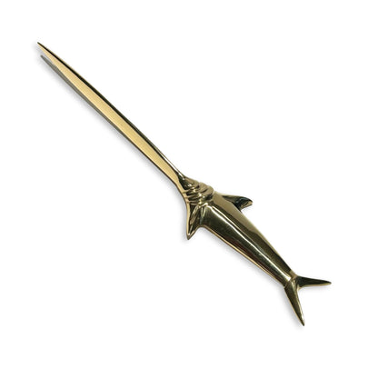Sword Fish Letter Brass Opener