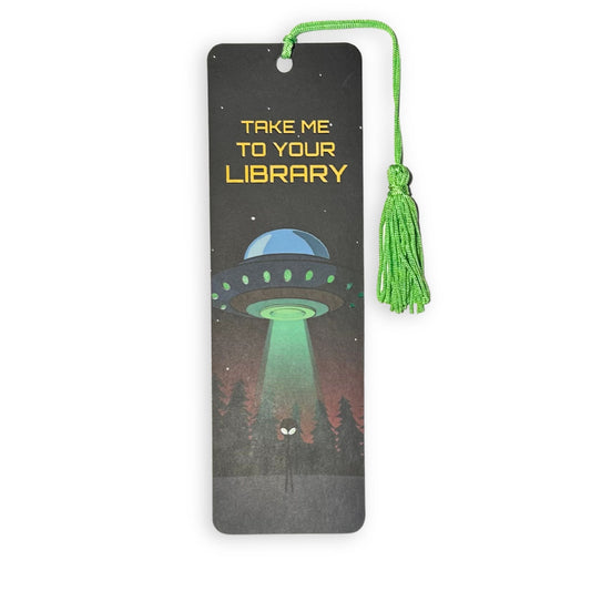 Take Me to Your Library Book Mark