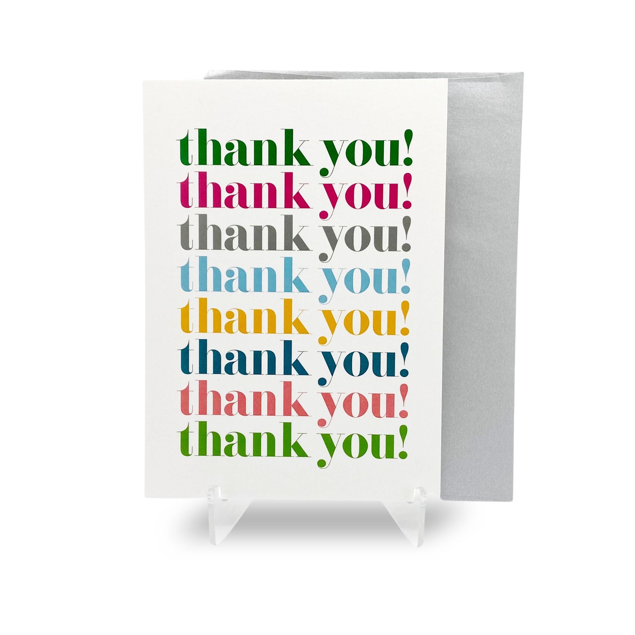 Thank you, Thank you, Thank you - card – Mulva Cultural Center Gift Shop