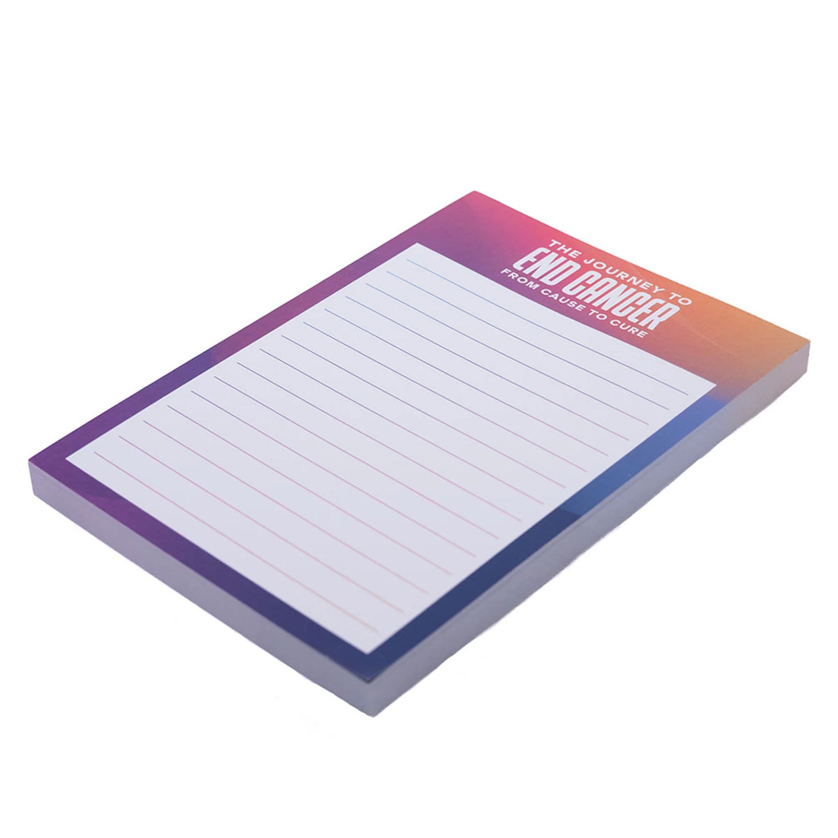 The Journey to End Cancer Notepad