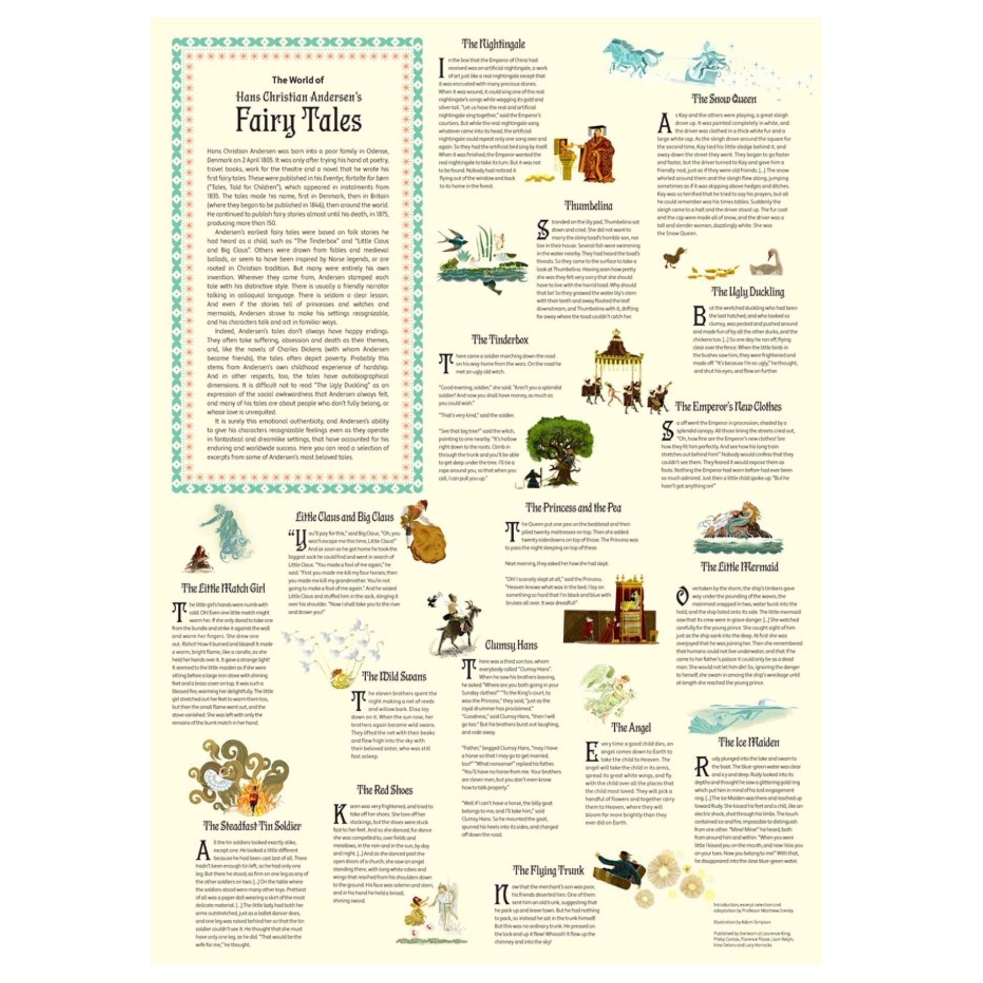 The World of Hans Christian Anderson Fairytale Puzzle