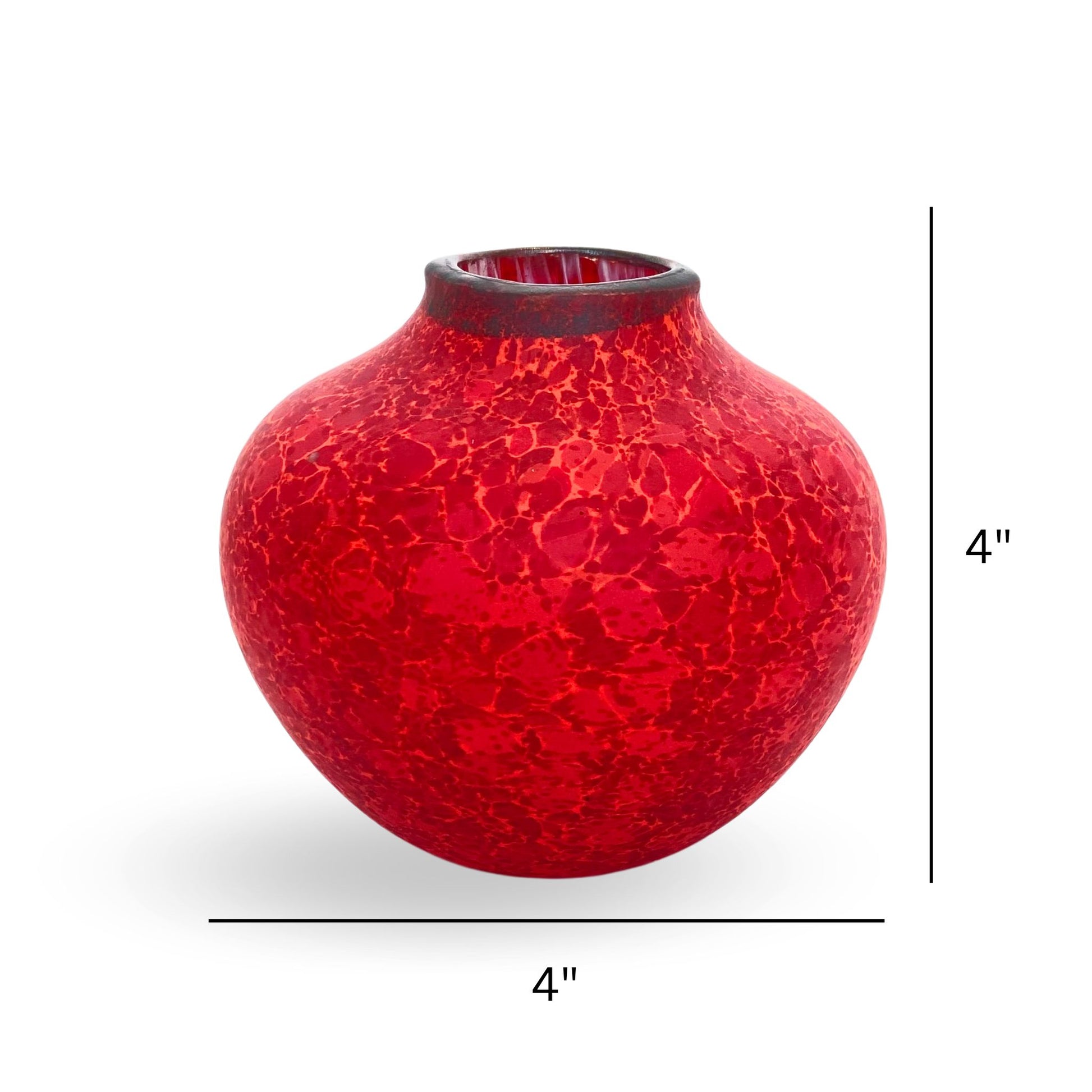 Thomas Spake Small Red Vessel Vase