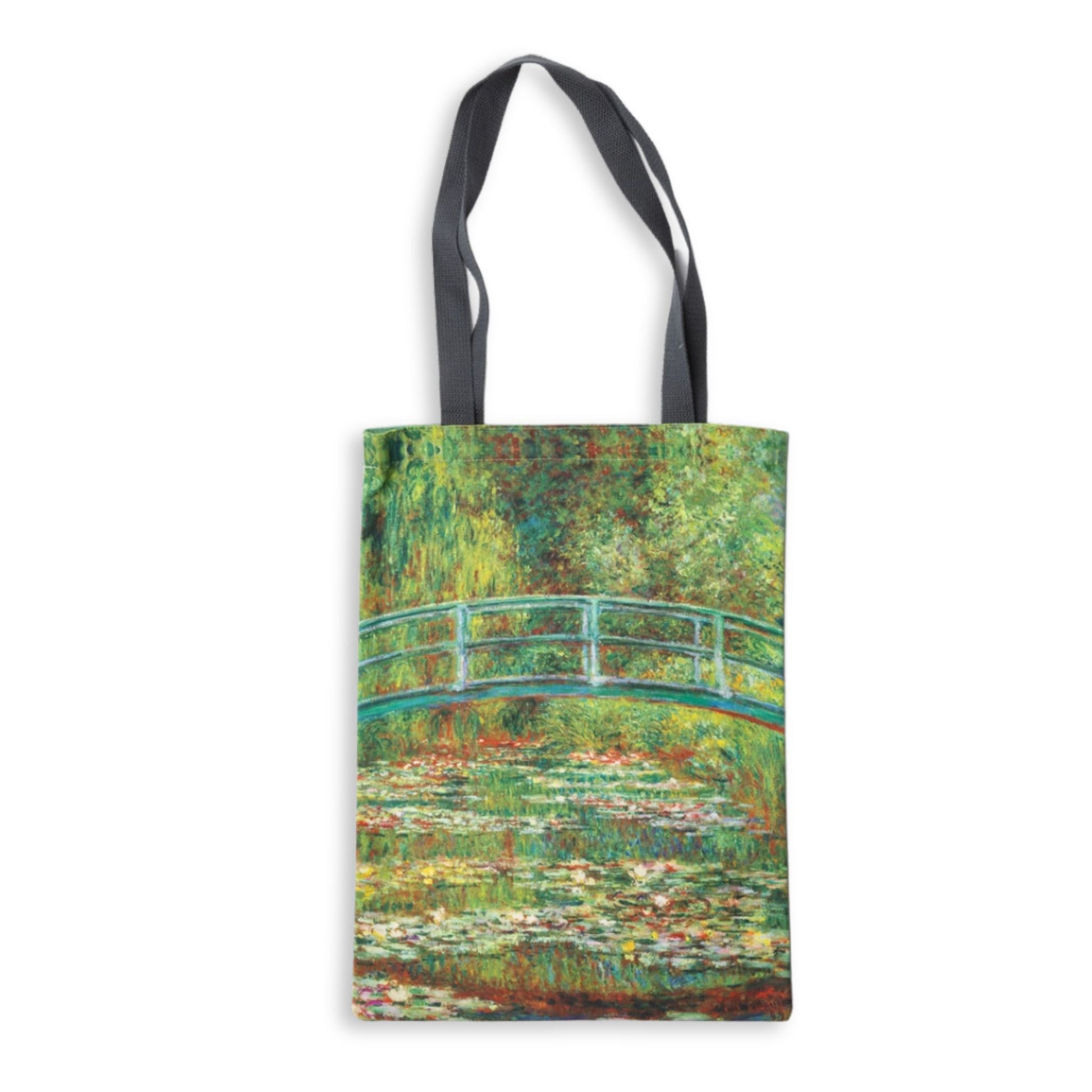 Tote Bag Canvas - Japanese Bridge - Artist Inspired Monet