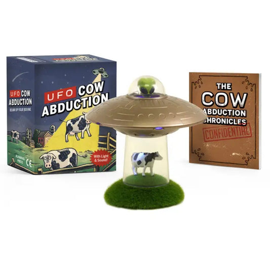 UFO Cow Abduction Light up and noise making toy