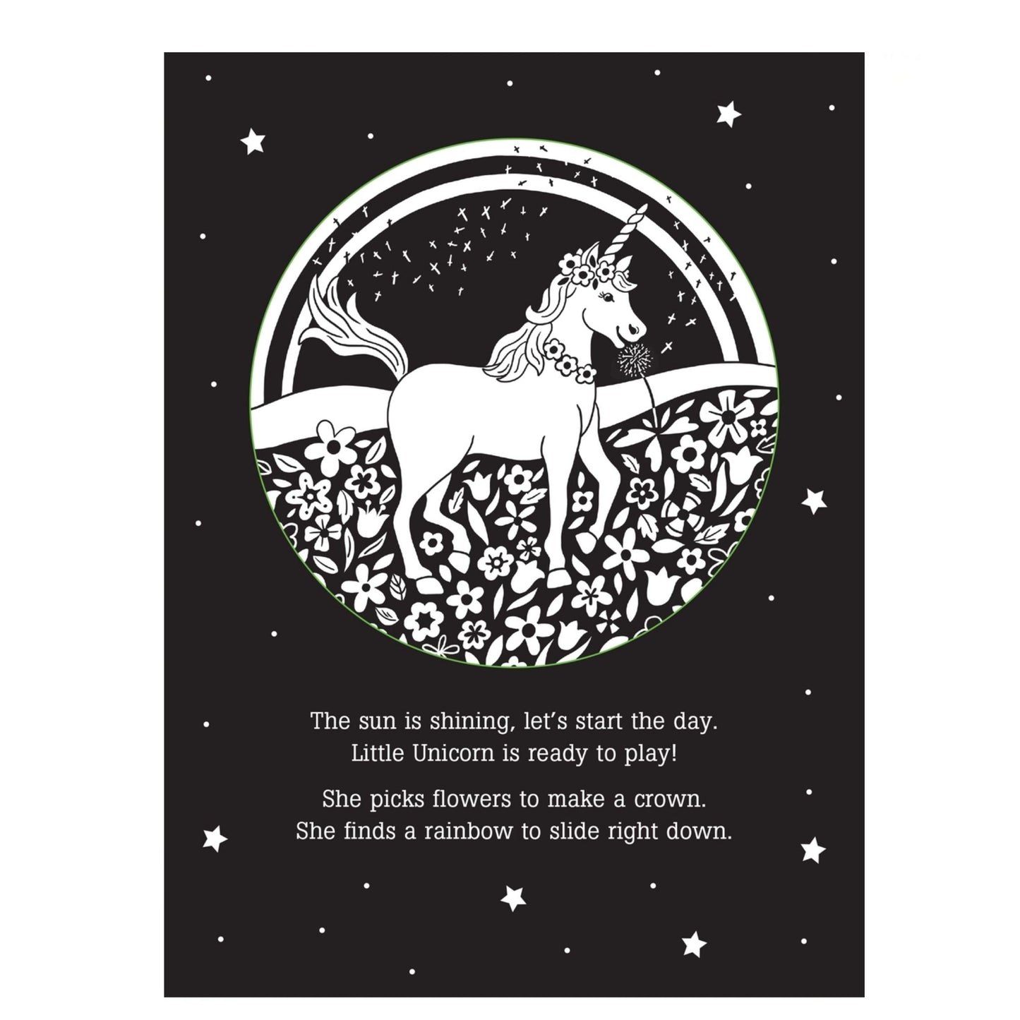Unicorn Flashlight Book